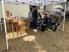 K様邸　進捗状況 地鎮祭から上棟式まで 写真