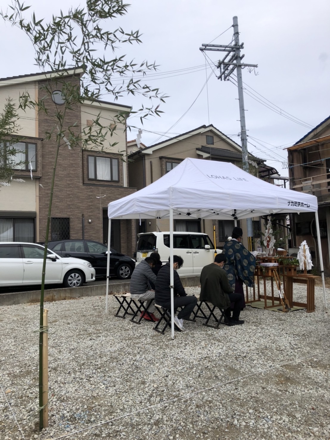 岸和田市K.S邸　地鎮祭から上棟式まで 写真