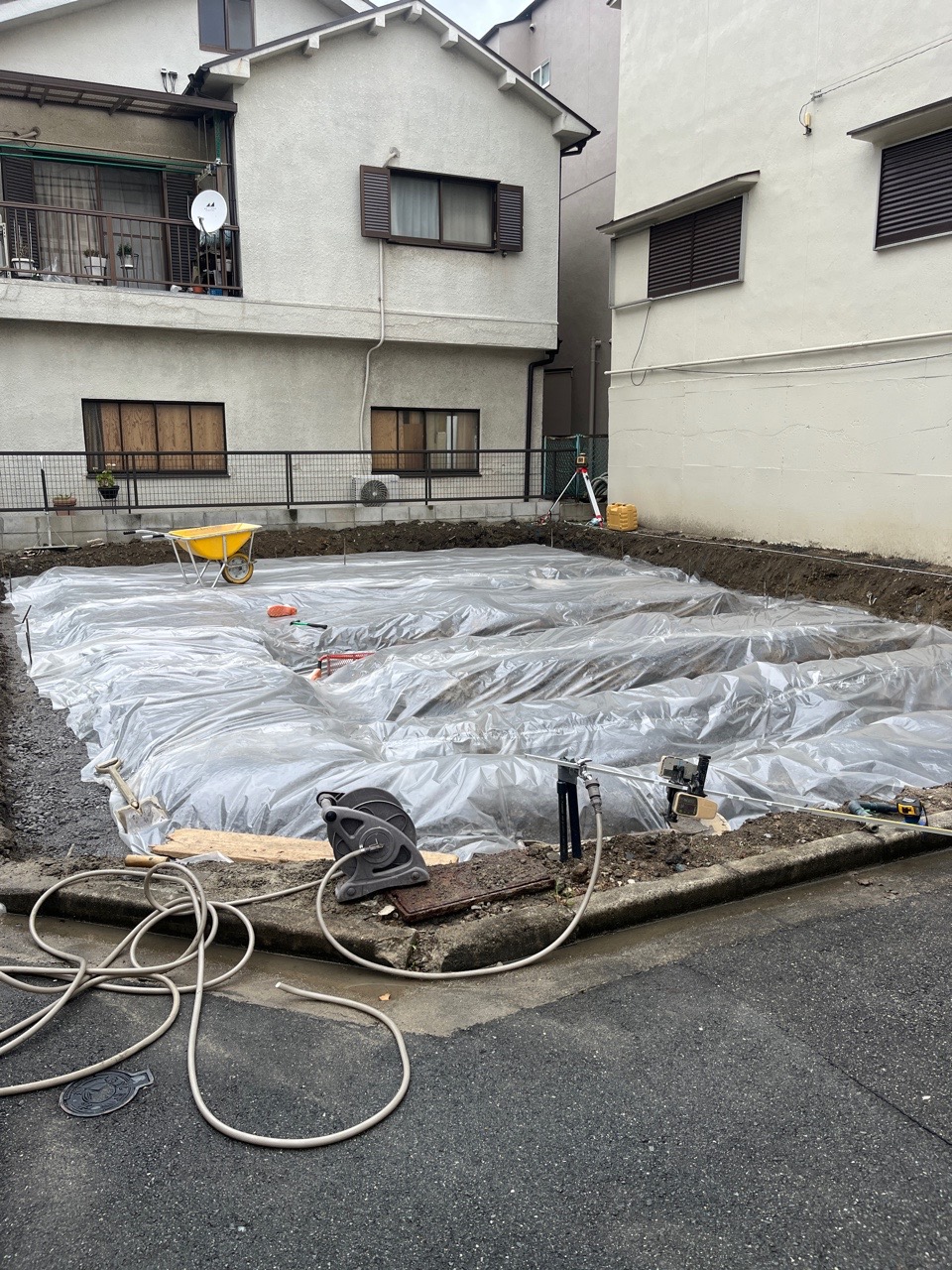 大阪市城東区の新築工事です 写真